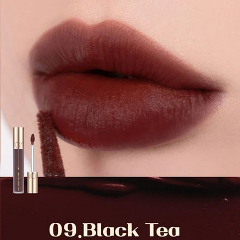 Dark Red Velvet, Red Tea, Milk Tea, Lip Tint, Soft Texture, Soft Textures, Vision Board, Milk, Lips