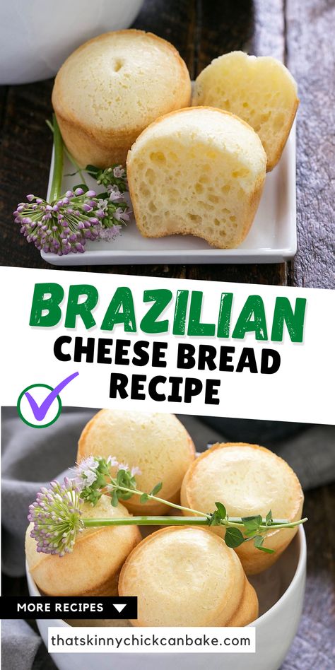 Brazillian Cheese Bread, Brazilian Bread, Brazilian Cheese Bread Recipe, Brazil Food, Best Homemade Bread Recipe, Brazilian Cheese Bread, Savory Breads, Cheese Bread Recipe, Vegetarian Gluten Free