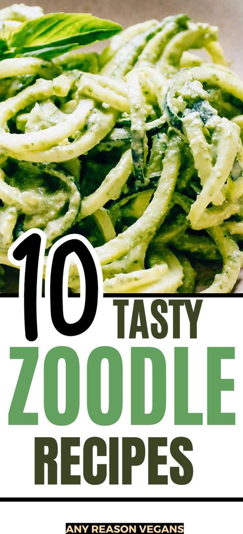 Zucchini noodles are a great lower carb alternative to pasta. Try these tasty zoodle recipes the next time you want a hearty dish. Recipes Using Zoodles, Zucchini Noodles Recipes, Zucchini Zoodles Recipes, How To Cook Zoodles, Zoodles Recipe, Sauce For Zucchini Noodles, Paleo Zoodle Recipes, Zucchini Noodles Vegan, Zucchini Noodle Recipes Healthy