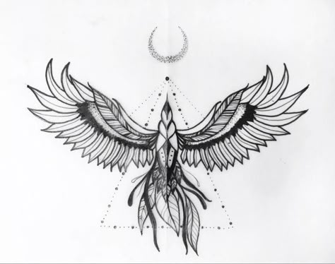 Phoenix Tattoo Feminine Sternum, Sternum Phoenix Tattoo, Phoenix Sternum Tattoo Women, Phoenix Sternum Tattoo, Phoenix Tattoo Feminine, Underboob Tattoo Designs, Hawk Tattoo, Phoenix Tattoo Design, Underboob Tattoo