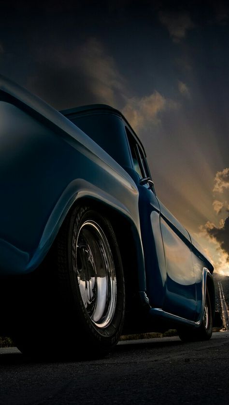 Blue 57 Chevy Trucks, Classic Car Photography, Pimped Out Cars, Automotive Photography, Us Cars, Cars Organization, Classic Cars Muscle, Car Photography, Classic Trucks