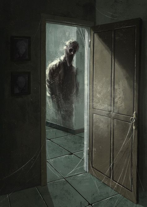 ArtStation - Beyond the door, Danny Ingrassia Danny Ingrassia, Creepy Movies, Creepy Photos, Creeped Out, Dark Art Illustrations, Creepy Art, Childrens Art, Horror Art, The Conjuring