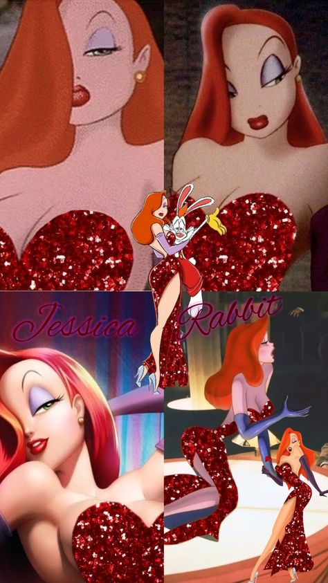 Jessica Rabbit Wallpaper Iphone, Jessica Rabbit Wallpaper, Jessica Rabbit Makeup, King Tut Tattoo, Jessica Rabbit Halloween, Red Head Halloween Costumes, Jessica Rabbit Cartoon, Jessica And Roger Rabbit, Notebook Dividers