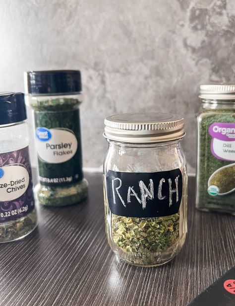 Dairy Free Ranch Seasoning Mix | Loveable Lemons Low Sodium Ranch Seasoning, Vegan Ranch Seasoning, Paleo Ranch Seasoning, Healthy Ranch Dressing With Packet, Homemade Ranch Seasoning Dairy Free, Diy Spice Mix, Ranch Seasoning Recipes, Ranch Dressing Seasoning, Dairy Free Ranch Dressing