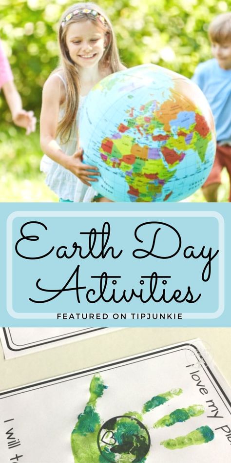 26 Earth Day Activities and Games to Play featured on Tip Junkie Earth Day Activities For Kids, Earth Day Art, Earth Day Games, Earth Games, Art Recipes, How To Recycle, Earth Day Crafts, Edible Crafts, Earth Day Activities