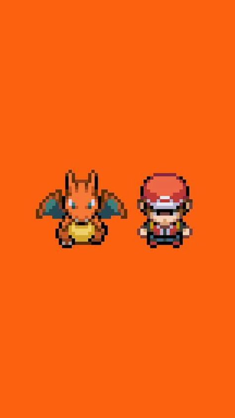 Pokemon Pixel Art Wallpaper, Pokemon Lock Screen, Pikachu Tattoo, Pokemon Tattoos, Old Pokemon, Pokemon Bead, Pokemon Firered, Pixel Art Pokemon, Pokemon Charizard