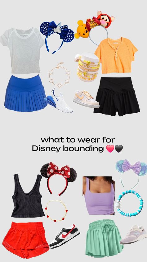 Disney bounding outfits ❤️🖤 Modern Disney Characters Outfits, Disney Taylor Swift, Disneybound Outfits Casual, Aesthetic Disney Outfits, Disney Bounding Ideas, Disney Bounding Outfits, Bounding Outfits, Disneyland 2024, Disney Outfit Inspo