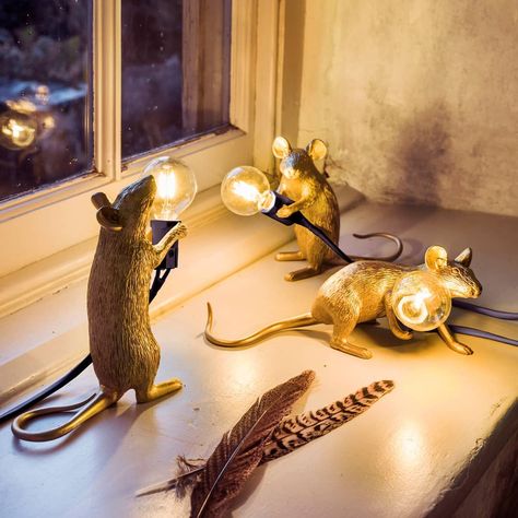 Mouse Lamp, Lampe Decoration, Accent Lighting, Desk Lamps, Light Fittings, Light Table, Mice, Tree Decorations, Lamp Light