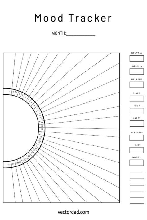 Emotion Tracker Printable, Monthly Mood Tracker Printable, Mood Tracker Template, List Of Moods For Mood Tracker, Daily Mood Tracker Template, Mood Tracker Bullet Journal Printable, Tracker Free, Wellness Tracker, Mood Tracker