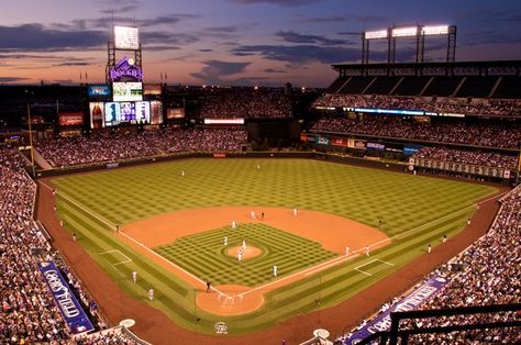 Best MLB Stadiums, Ranked: A Major League Baseball Bucket List - Thrillist Denver Activities, Baseball Buckets, Major League Baseball Stadiums, Coors Field, Mlb Stadiums, Baseball Park, Sports Stadium, Dodger Stadium, Baseball Stadium