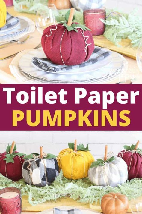 Diy Paper Pumpkins, Toilet Paper Pumpkins, Paper Pumpkin Craft, Reuse Crafts, Library Crafts, Fall Pumpkin Crafts, Pumpkin Craft, Fall Decor Diy Crafts, Paper Pumpkins