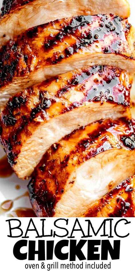 Balsamic Vinegar Marinade, Homemade Balsamic Vinegar, Diethood Recipes, Flavorful Chicken Breast Recipes, Balsamic Chicken Breast, Grilled Chicken Breast Recipes, Balsamic Chicken Recipes, Grilled Chicken Breast, Marinating Chicken Breast