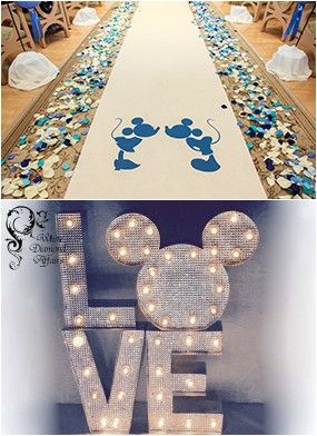 Disney Wedding Decoration Ideas Disney Rehearsal Dinner Ideas, Mickey Minnie Wedding, Subtle Disney Bridal Shower Ideas, Disney Engagement Party Ideas, Mickey And Minnie Wedding Theme, Diy Disney Wedding Decorations, Elegant Disney Bridal Shower Ideas, Disney Bridal Shower Ideas Decoration, Disney Centerpieces Wedding