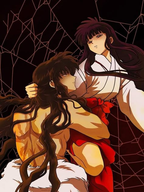 Kikyo And Naraku, Naraku X Kikyo, Naraku Fanart, Inuyasha Naraku, Custom Phone Wallpaper, Inuyasha And Kikyo, Inuyasha Cosplay, Aaliyah Pictures, Inuyasha Fan Art