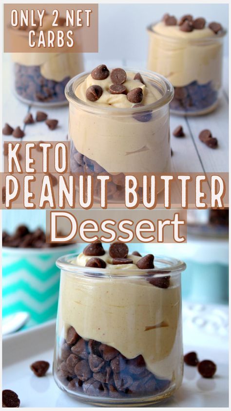 Keto Peanut Butter Mousse, Chocolate Peanut Butter Mousse, Keto Snacks Easy, Dessert Mousse, Keto Peanut Butter, Peanut Butter Mousse, Desserts Keto, Postre Keto, Quick Healthy Snacks