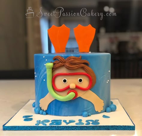 Swim Themed Cake  www.sweetpassioncakery.com @sweetpassioncakery Swim Cake Ideas Swimmers, Swimming Theme Party, Swimming Themed Birthday Cake, Swimming Cake Birthdays, Birthday Cake Swimming, Water Themed Cake, Pool Cake For Kids, Swimming Cake Ideas, Summer Theme Birthday Cake