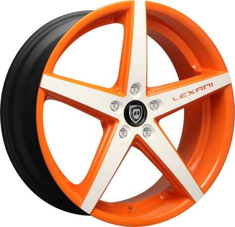 Custom - orange and white finish. Racing Rims, Centerline Wheels, Custom Wheels Cars, Corsa Wind, Car Stripes, Car Rims, Slammed Cars, Bbs Wheels, Orange Car