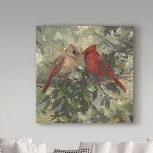 Canvas Prints On Wall, Cardinal Pictures, Painted Cardinal, Vintage Wood Wall Art, Abstract Painting Techniques, Beautiful Wall Art, Artist Canvas, Paint Designs, Trademark Fine Art