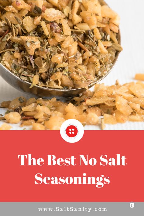 These no salt seasonings prove you don’t need excess sodium to cook flavorful meals that will please every palate. This list is full ot tasty options that make low sodium cooking a breeze! Salt Substitute Recipes, Low Sodium Seasoning Recipes, Salt Free Meals, Low Sodium Stuffing, Low Sodium Meat Recipes, Crazy Salt Recipe, No Sodium Meals, Low Salt Recipes Dinners, Low Sodium Side Dishes