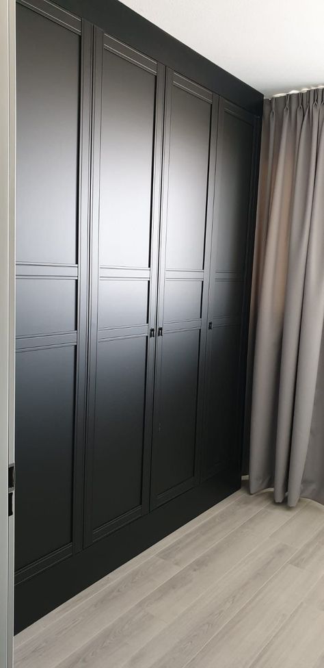 Ikea Pax Hallway, Built In Pax Wardrobe, Pax Built In, Ikea Pax Built In, Ikea Wardrobe Ideas, Ikea Pax Wardrobe Ideas, Pax Wardrobe Ideas, Pax Doors, Ikea Pax Doors