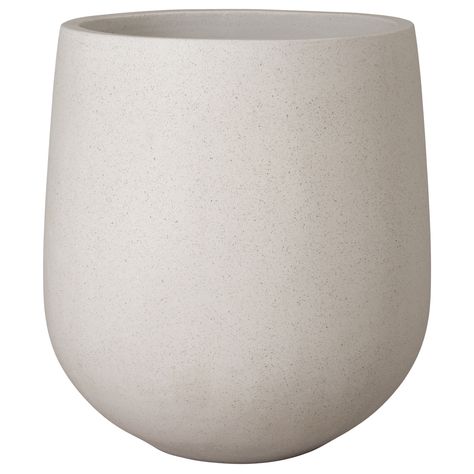 28 in. Opus Terrazzo Planter | Emissary Terrazzo Grey, Terrazzo Planter, White Terrazzo, Freezing Weather, Cement Pots, White Planters, White Floors, Container Size, Household Cleaners