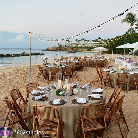 Beach Buffet, Brown Wedding Themes, Outdoor Beach Wedding, Cancun Destination Wedding, Aruba Weddings, Destination Wedding Cost, Small Beach Weddings, Oceanfront Wedding, Dream Beach Wedding