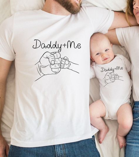 Toddler Shirt	Gifts for Kids	Kids Shirt	Daddy and Me Shirt	Fathers Day Shirt	Matching T-Shirt	Family Outfit	Dad Son Daughter	dad lover shirt	daddy day shirt	Family Sibling Set	Funny Dad Tshirt	Dad Son Outfit Custom Shirts Diy, Father Son Shirts, Shirts Diy, Father And Baby, Family Outings, Dad Son, Fathers Day Shirts, Matching Family Outfits, Diy Shirt