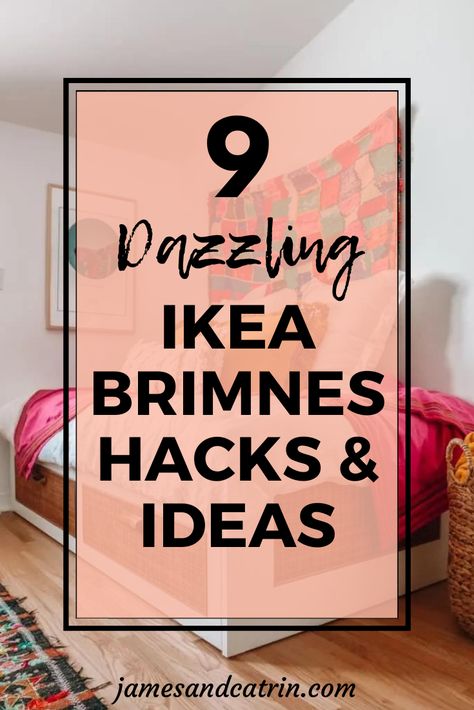 Brimes Ikea Bookcase Hack, Ikea Brimnes Hack Wardrobe, Brimes Ikea Headboard Hack, Ikea Brimnes Daybed Styling, Ikea Brimmed Hack, Brimes Ikea Daybed Hack, Ikea Brimnes Headboard Hack, Ikea Brimnes Bed Ideas, Ikea Headboard Ideas