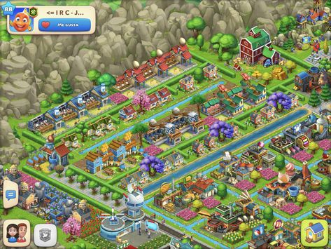 Township Game Layout Ideas Factories, Town Ship Game Design, Township Design Ideas Level 21, Township Game Layout Ideas Level 40, Township Factory Layout, Township Design Ideas Houses, Township Design Ideas Farm, Farm Town Game, Township Game Layout Ideas Beginner