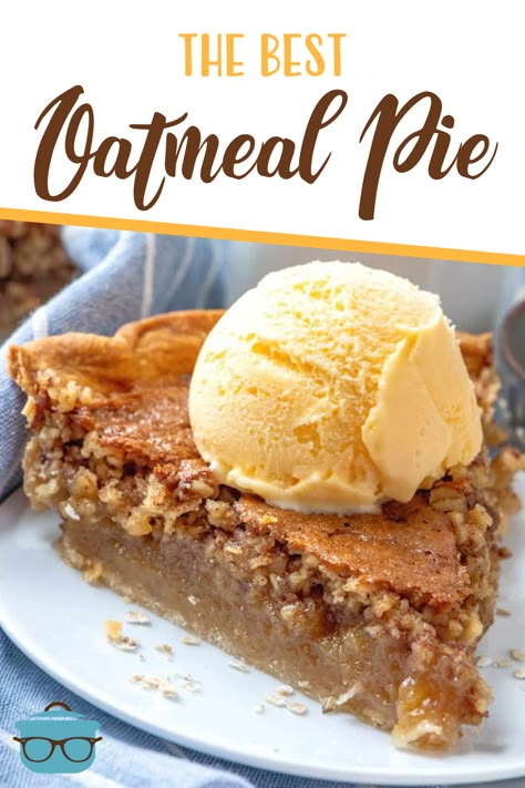 Blue Ribbon Pie Recipes, Pecan Pie Crust Pies, Good Pie Recipes, Baked Pie Recipes, Fruit Pies Recipes Homemade, Easy Pies Recipes, Oatmeal Pecan Pie, Pies Recipes Easy, Easy Pies To Make