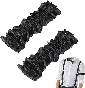 Jadive Roaring 20s Armband Garter 2 Pcs Sleeve Shirt Holder Garters Belt Costume Anti Slip Armband Garter for Men 1920s Party 1920s Men's Fashion, Shirt Holder, 1930s Mens Fashion, 1930s Men, Sleeve Garter, 1920s Mens Fashion, 1920s Men, 1920s Party, Men Wear