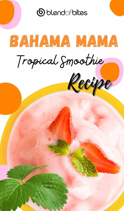 Indulge in the taste of the tropics with our Bahama Mama Tropical Smoothie Recipe. This refreshing blend of tropical fruits will transport you to paradise with each sip. Grab your blender and whip up this delicious and satisfying smoothie today! Cheers to a taste of the islands! Tropical Smoothie Bahama Mama Recipe, White Chocolate Syrup, Tropical Smoothie Recipes, Soft Foods Diet, Summer Smoothies, Tropical Smoothie, Bahama Mama, Soft Foods, Smoothie Cup