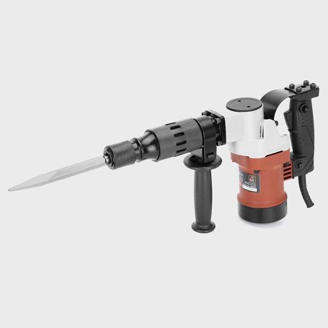 JK 5 Kg Demolition Hammer is a heavy duty machine that can be used for Drilling and demolition of concrete structures. The machine comes with an Impact rate of 2900 Impacts/minute which helps to break down various materials such as composite walls, concrete surfaces and tile flooring. This machine is a perfect combination of power and safety. It is ergonomically designed and has an international quality standard along with Class II insulation for safety. Demolition Hammer, Concrete Structure, Tile Flooring, Power Tools, Insulation, Tile Floor, Heavy Duty, Tile, Flooring