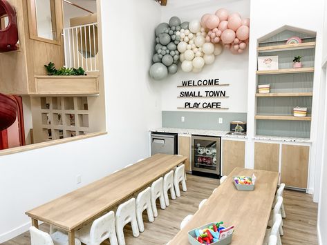 Small Town Play Café (@smalltownplaycafe) • Instagram photos and videos Play Cafe Design, Kids Cafe Ideas, Play Cafe Ideas, Kids Play Cafe, Indoor Play Cafe, Gym Cafe, Opening A Small Business, Play Cafe, Indoor Playroom