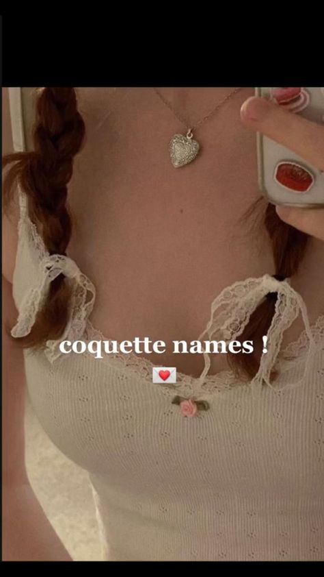 Names For Girls Aesthetic, Pretty Names Aesthetic, Coquette Names, 2022 Coquette, Names Writing, Pinterest Coquette, Names Aesthetic, Aesthetic Usernames, Lizzie Hearts