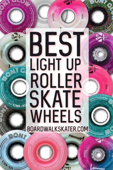 best light up roller skate wheels LED indoor outdoor hybrid skate park street roller derby Light Up Roller Skates, Big Sam, Roller Skating Rink, Roller Skate Wheels, Roller Skating Party, Skating Party, Park Street, Skate Wheels, Skate Party