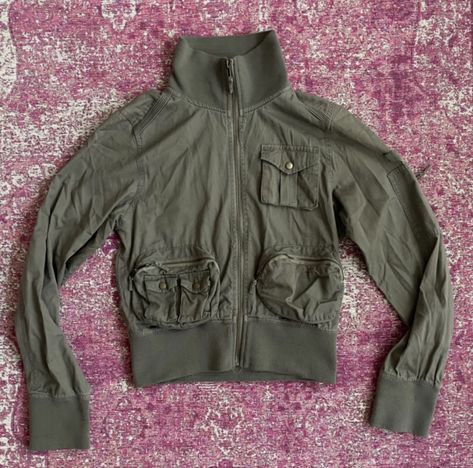 Cargo Jacket, Lots Of Pockets, Fit Check, Military Jacket, Zip Ups, High Neck, Quick Saves