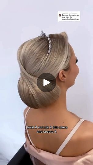 Bridal Bun Tutorial👰 | Bridal Bun Tutorial👰 | By Coafuri Par Mediu 2024 Bridal Bun Tutorial, Bridal Bun, Bun Tutorial, Easy Hairstyles, Hair Care, Hairstyles, Hair Styles, Hair, Hair Care Tips