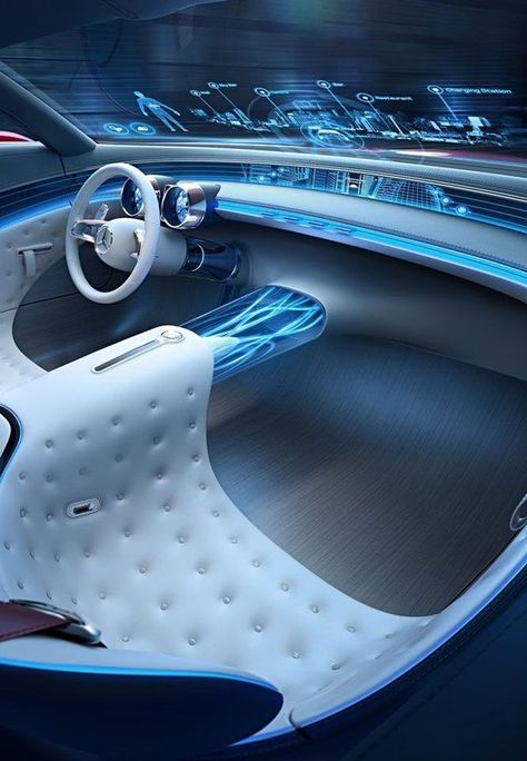 The electrci cars of the future. We expect to see this on the roads by 2030 Mercedes Concept, Mercedes Auto, Car Interior Sketch, Mercedes Benz Maybach, Luxury Car Interior, Car Interior Design, Audi S5, Mercedes Maybach, Mercedes Car