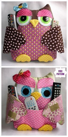 Owl Template Printable Free, Diy Owl Pillows, Owl Pillow Pattern, Owl Sewing Patterns, Fabric Owl, Owl Templates, Stuffed Owl, Bird Craft, Owl Craft