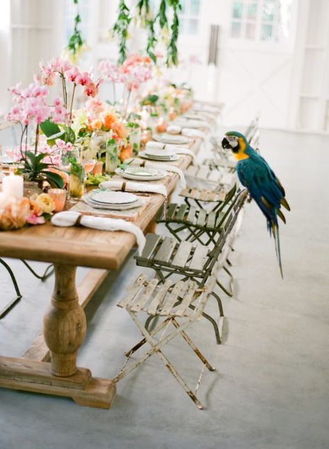 tropical wedding theme stylemepretty.com - josevilla.com Cuban Wedding, Centerpieces Simple, Cuban Party, Havana Nights Party, Jose Villa Photography, Tropical Trend, Tropical Wedding Theme, Boda Mexicana, Havana Nights