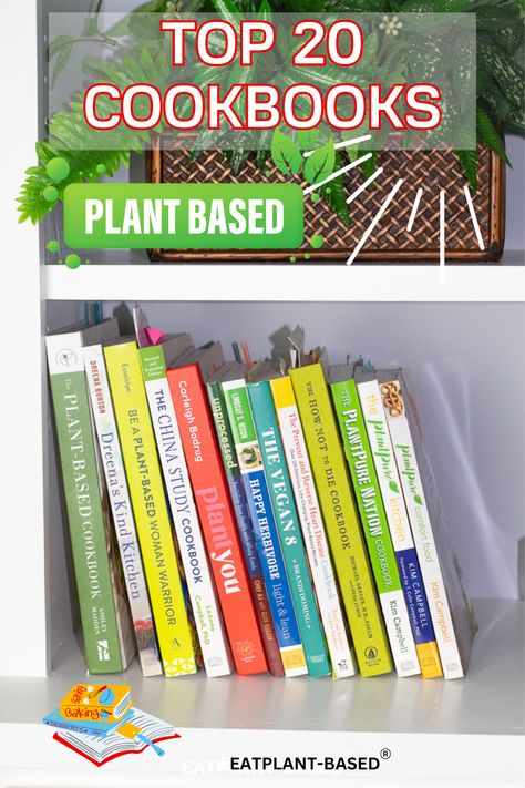 It's no secret that a plant-based vegan diet is growing rapidly and gaining a lot of interest. If you are looking for a place to get started, these popular plant-based cookbooks are ranked best by the whole food plant-based community. The China Study, Whole Food Plant Based, Quick Vegan Meals, Plant Based Cookbook, Food Infographic, Vegan Cookbook, Vegan Fitness, Plant Based Nutrition, Diets For Beginners