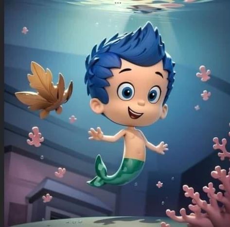 Gil Bubble Guppies Fanart, Gill Bubble Guppies, Cartoon Edits, Kids Tv Shows, Bubble Guppies, Baby Einstein, Nick Jr, Kids Tv, Kid Core