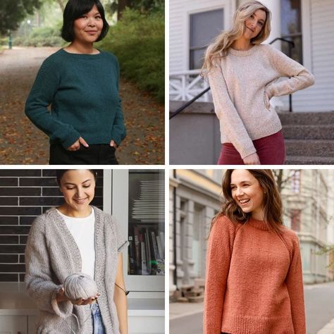 16 Top Down Sweater Knitting Patterns (Free + Easy) Free Womens Knitting Patterns Sweaters, Easy Top Down Knit Sweater Pattern Free, Knit Top Down Sweater Free Pattern, Top Down Sweater Knitting Patterns, Top Down Knitting Patterns Free, Free Knitted Sweater Patterns, Top Down Sweater Patterns Free Knitting, Sweater Knitting Patterns Free, Knit Sweater Pattern Free