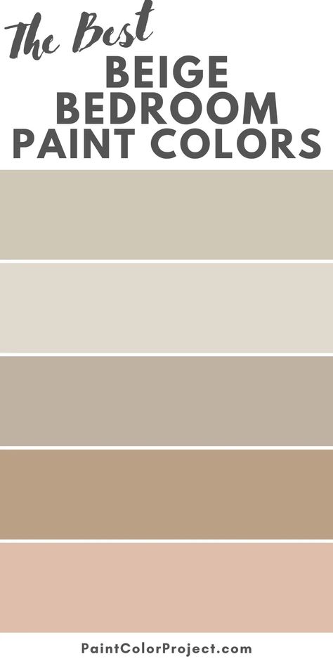 Looking for beautiful beige bedroom paint colors? Discover our top beige shades that promise to create a warm and inviting retreat. Beige And Blush Bedroom, Beige Painted Bedroom Furniture, Beige Paint For Bedroom, Beige Bedroom Paint Colors, Beige Color Bedroom, Beige Living Room Paint, Beige Bedroom Paint, Beige Bedroom Colors, Neutral Bedroom Paint Colors