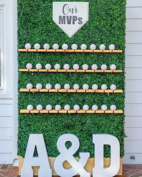 Baseball theme wedding seating chart Baseball Wedding Seating Chart, Baseball Themed Corporate Event, Baseball Themed Wedding Ideas, Soccer Wedding Ideas, Baseball Themed Bar Mitzvah, Baseball Theme Wedding Ideas, Sports Wedding Ideas, Baseball Wedding Ideas, Baseball Wedding Centerpieces