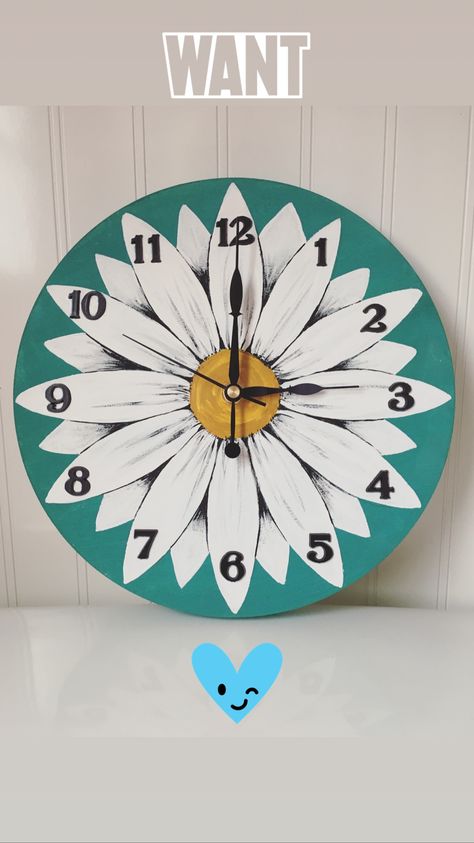 #etsy #klocksbykirby Diy Clock Painting Ideas, Wall Clock Painting Ideas, Gallery Wall Clock, Wall Clock Decor Ideas, Wall Clock Painting, Clock Decor Ideas, Handmade Wall Clock, Clock Drawings, Wall Clock Decor