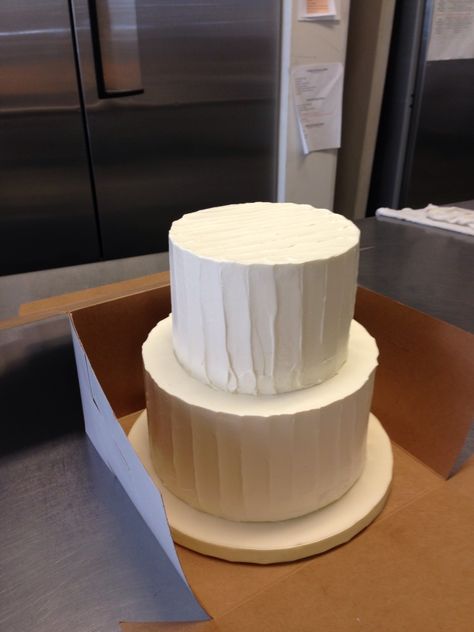 8 inch base and 6 inch top - two tier textured butter cream wedding cake serves 24 guests 8 Inch Wedding Cake, Buttercream Decorating Ideas, Elmo 2nd Birthday, Marble Wedding Cake, Pastel Pink Wedding, Tutu Cake, Cream Wedding Cakes, Baby Shower Cake Ideas, Baking Hobby