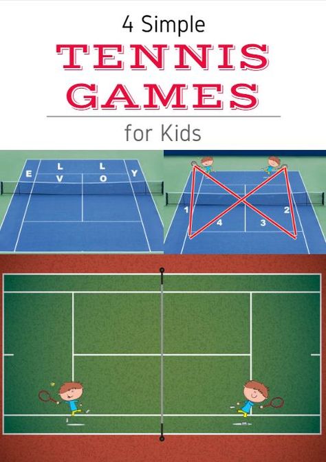 Tennis Games For Kids, Tennis Practice Drills, Tennis Drills For Kids, Tennis Lessons For Kids, Tennis Coaching, Badminton Tips, Tennis Decorations, Tennis Skills, Tennis Practice