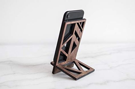 EWART WOODS Wooden docking station wooden cellphone holder mobile phone holder smartphone stand wood phone stand pers... Mdf Ideas, Wood Phone Holder, Wooden Phone Stand, Wood Headphones, Wood Phone Stand, Cellphone Stand, Wooden Docking Station, Cellphone Holder, Iphone Stand